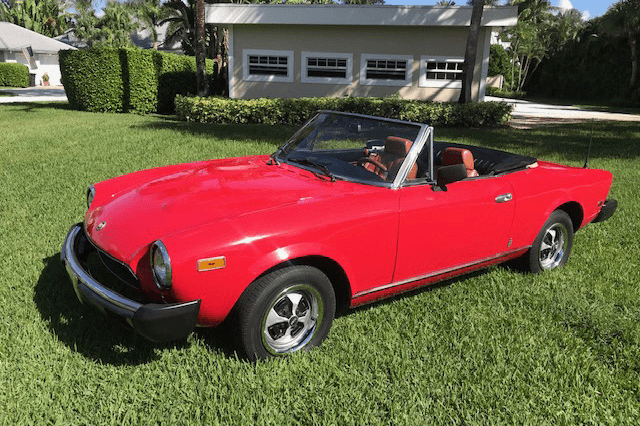 1979 FIAT SPIDER 2000 CONVERTIBLE