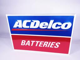 AC DELCO BATTERIES TIN AUTOMOTIVE GARAGE SIGN