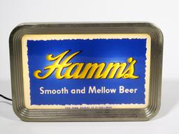 1940S-EARLY 50S HAMMS BEER LIGHT-UP SIGN