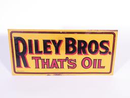 1930S RILEY BROTHERS EMBOSSED TIN SIGN