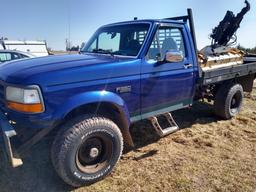 1997 Ford F350 with snow plow