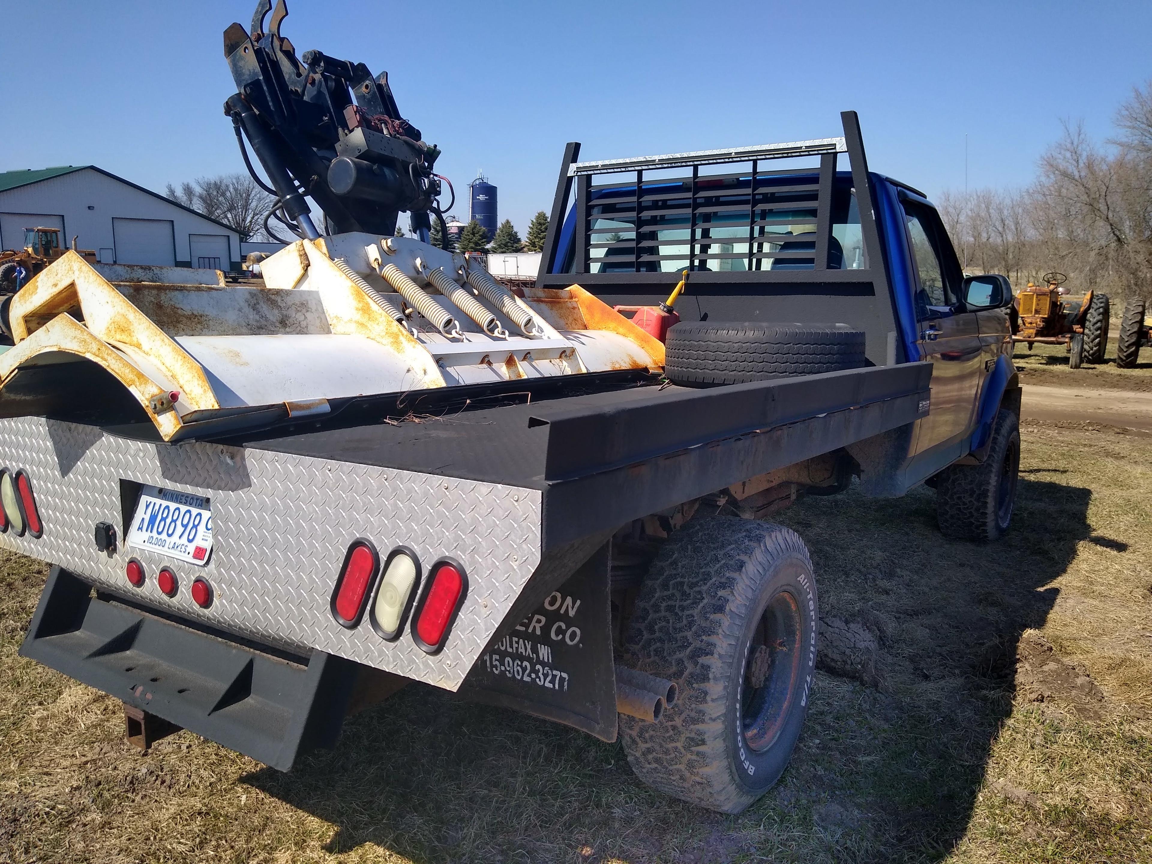 1997 Ford F350 with snow plow