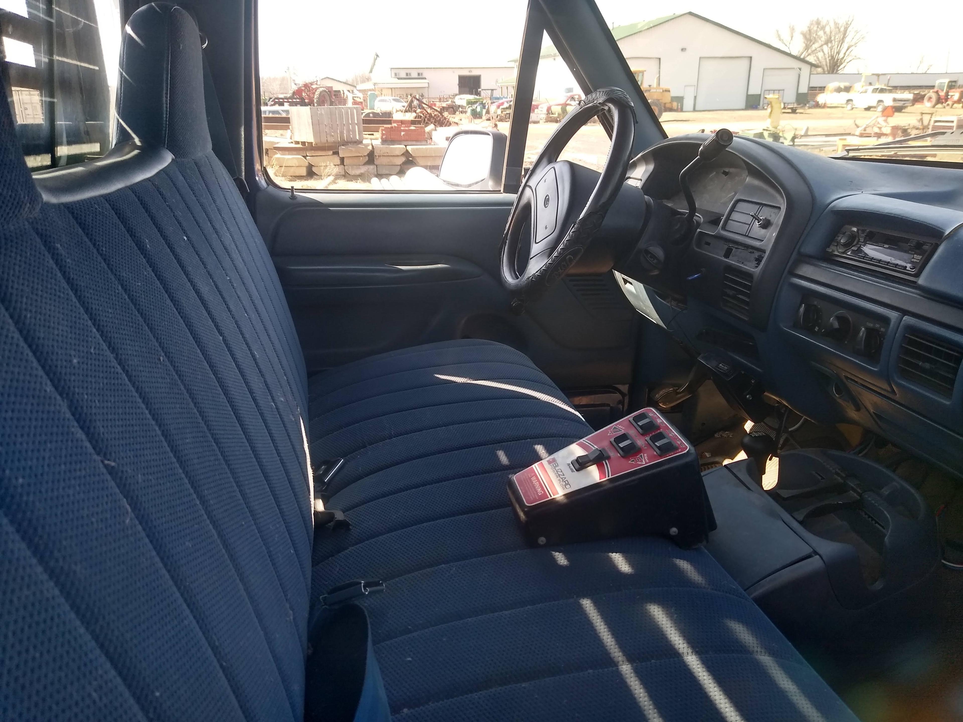 1997 Ford F350 with snow plow