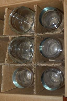 BOX OF (6) HINTERLAND BREWERY GLASSES,