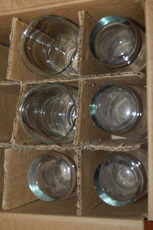 BOX OF (6) HINTERLAND BREWERY GLASSES,