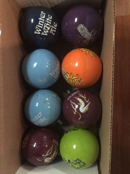 (4) BELL'S BREWERY TAP HANDLES WITH BOX OF