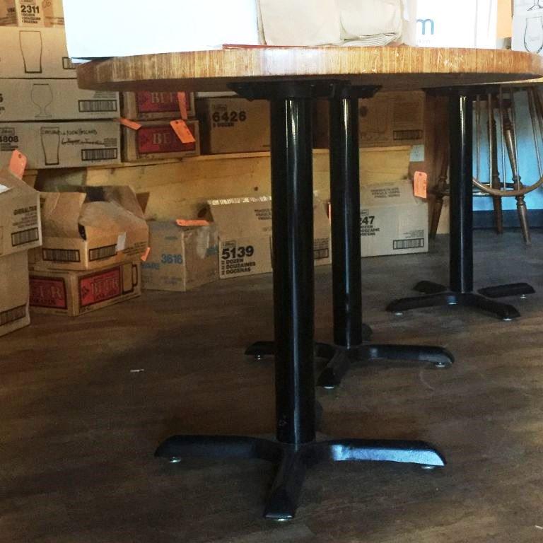 DOUBLE PEDESTAL WOODEN LAMINATE TABLE OVAL