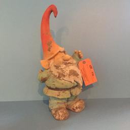 GNOME, 18" BLUE WITH CORAL HAT