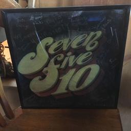 (4) ASSORTED ADVERTISING SIGNS, 2 ARE ACRYLIC
