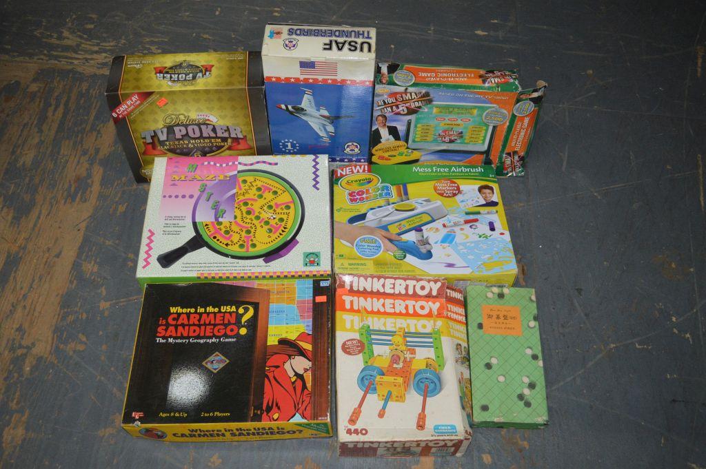 BOX OF MISC. BOARD GAMES