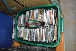 100'S OF MUSIC CD'S IN GREEN BIN