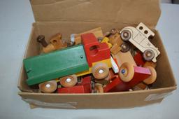 WOOD TOY LOT IN BOX
