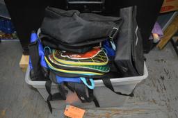 BIN FULL OF MISC. GAME CASES