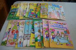 BIN FULL OF CHILDREN'S COLORING BOOKS