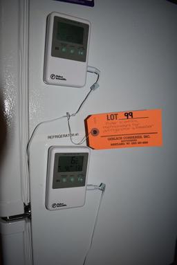 FISHER SCIENTIFIC THERMOMETER FOR REFRIGERATOR AND FREEZER