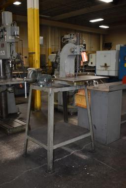 ENCO ARBOR PRESS #3 WITH STAND AND ANVIL VISE