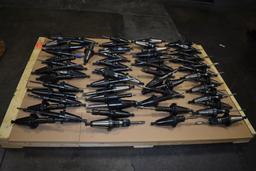 50 TAPER TAPPING, COLLET HOLDER END MILL HOLDER WITH TOOLING