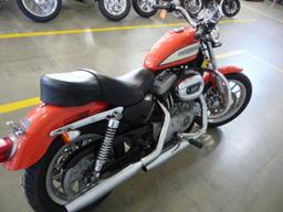 2004 HARLEY DAVIDSON XL1200R, SHOWS 7,422 MILES,