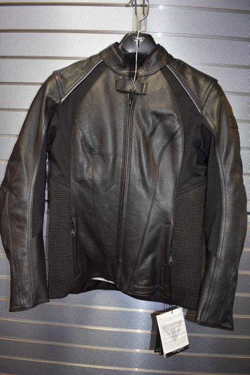 LADIE'S TRIUMPH LEATHER JACKET, CARA, SIZE LARGE,