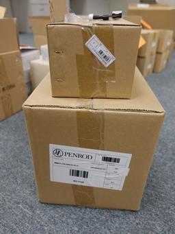 APPROX. (250) BRONZE FINISH DOOR SAVER HINGE MOUNT STOPS
