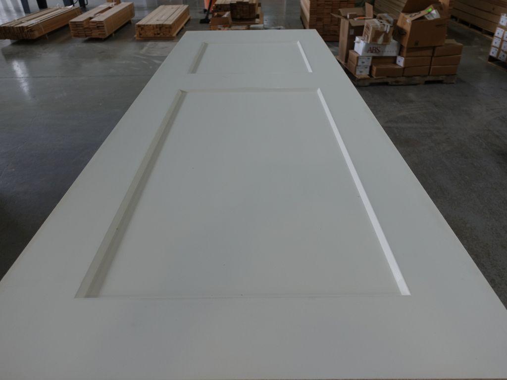 STACK OF (26) JELD-WEN MONROE FLAT PANEL DOOR SLABS,