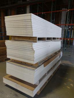 STACK OF (37) JELD-WEN RAISED PANEL DOORS, S/C,