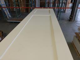 STACK OF (37) JELD-WEN RAISED PANEL DOORS, S/C,