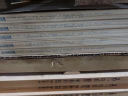 STACK OF (12) ASSORTED BIRCH DOOR SLABS, S/C,