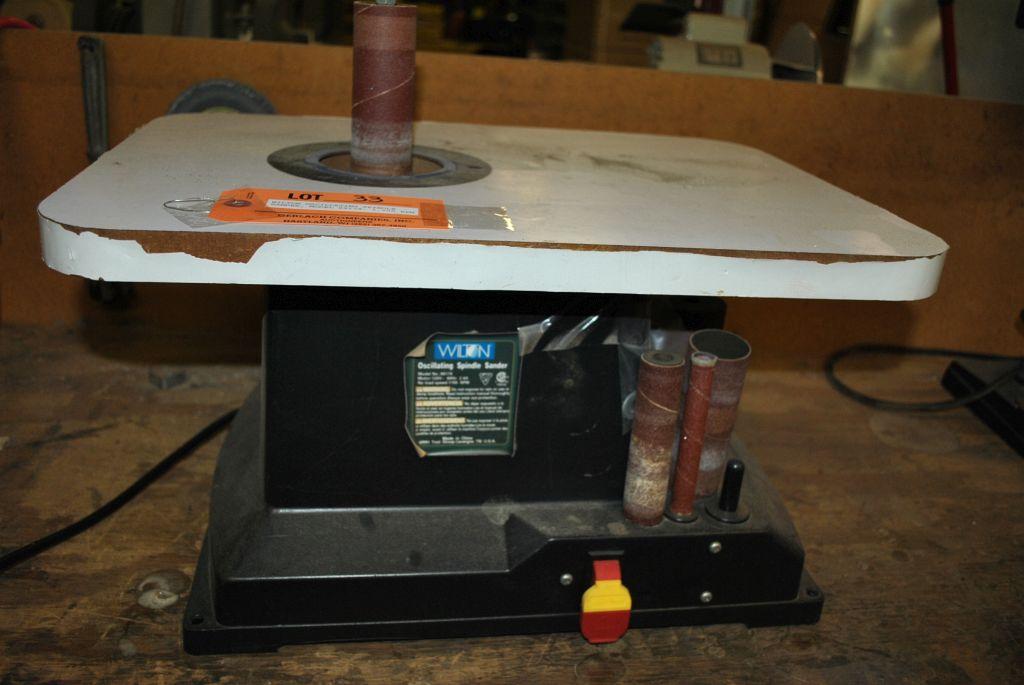 WILTON OSCILLATING SPINDLE SANDER, MODEL 99179,