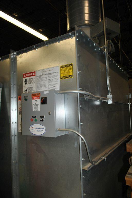2004 GLOBAL FINISHING SOLUTIONS DRY FILTER SPRAY BOOTH,