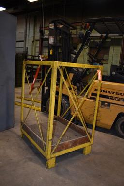 METAL FRAME WITH LOWER SHELF, 27" x 33"