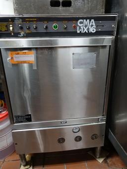 CMA L-1x16 UNDER COUNTER DISHWASHER, S/N: 152787,