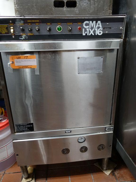 CMA L-1x16 UNDER COUNTER DISHWASHER, S/N: 152787,