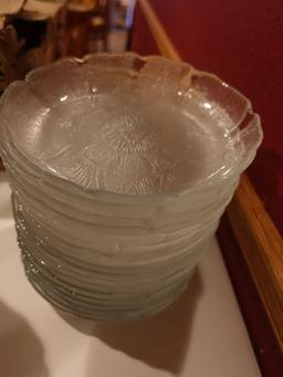 (18) ARCOROC 15 OZ. 8" DEEP GLASS SALAD PLATES