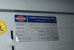 NUARC LIGHT TABLE, MODEL VLT-23F, S/N 117JK77-132
