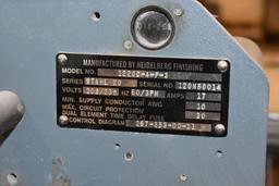 HEIDELBERG STAHL FOLDER 20 PILE FOLDER,