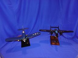 (2) AIRPLANE MODELS, NOTHRUP P-61B BLACK WIDOW AND