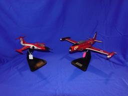 (2) MODEL AIRPLANES, LOCKHEED CF-104 CANADIAN FORCES