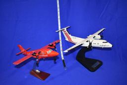 (2) AIRPLANE MODELS DEHAVILLAND DH-6 GREENLAND AIR