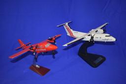 (2) AIRPLANE MODELS DEHAVILLAND DH-6 GREENLAND AIR