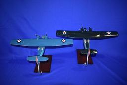 (2) MODEL AIRPLANES, CONSOLIDATED PBY-5 PRE-WAR