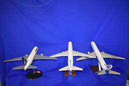 (3) MODEL AIRPLANES, BOEING 767-200 BRITANNIA,