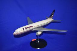 (3) MODEL AIRPLANES, BOEING 767-200 BRITANNIA,