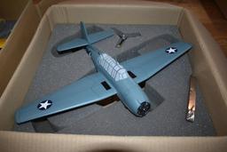 (2) MODEL AIRPLANES, GRUMMAN TBF NAVY AVENGER BATTLE