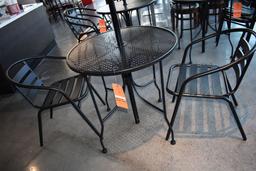 OUTDOOR PATIO TABLE SET WITH (2) CHAIRS