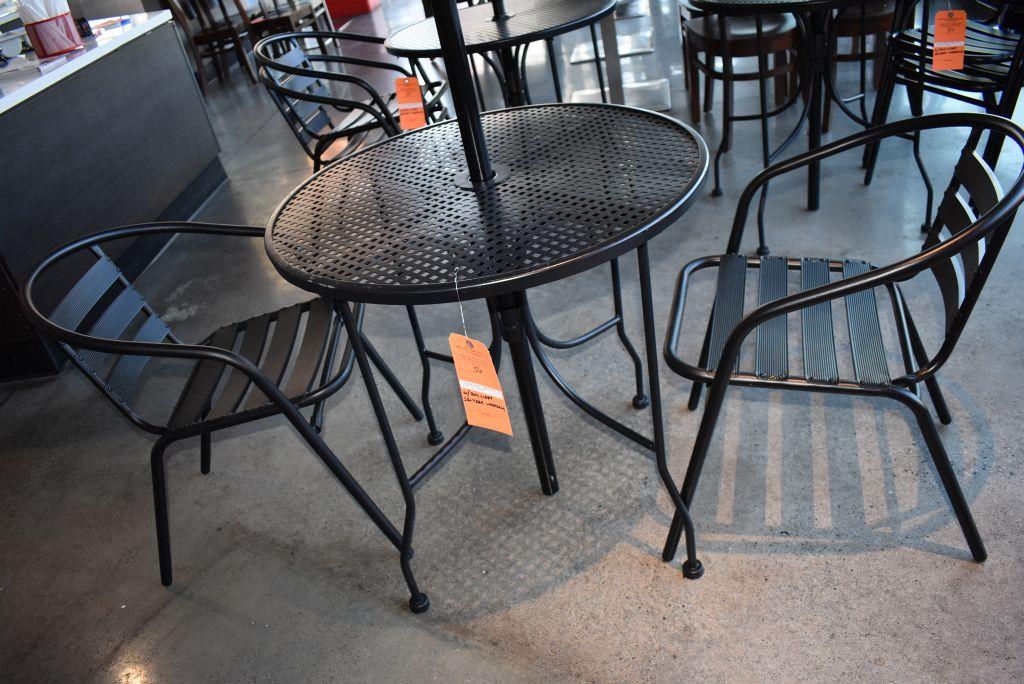 OUTDOOR PATIO TABLE SET WITH (2) CHAIRS