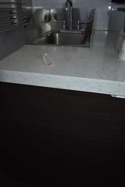 CUSTOM MADE 12' LONG REFRIGERATED PIZZA PREP TABLE,