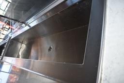 CUSTOM MADE 12' LONG REFRIGERATED PIZZA PREP TABLE,