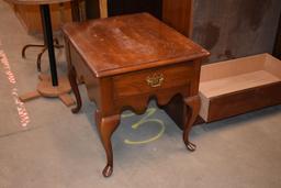 CHERRY WOOD SHELVING UNIT, 1'D X 3'W X 6'H,