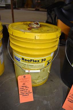 PARTIAL FIVE GALLON PAIL OF SMOOTH-ON REO FLEX 30